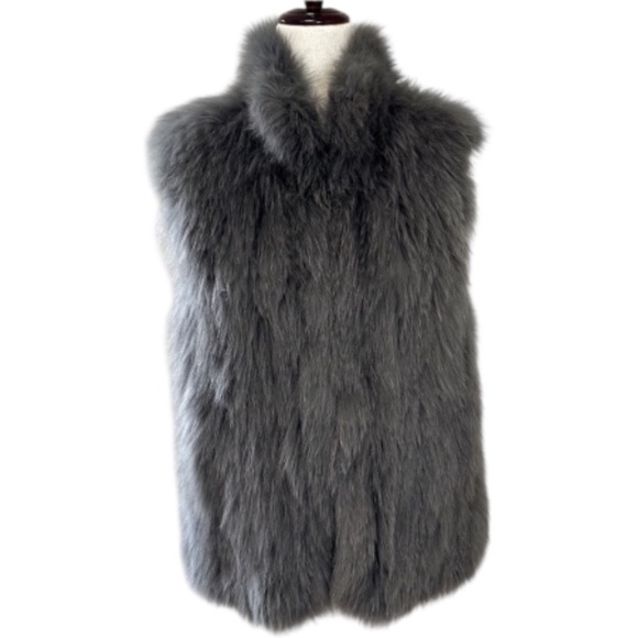 Theory Jackets & Blazers - Theory Hanalee Genuine Fox Fur Vest